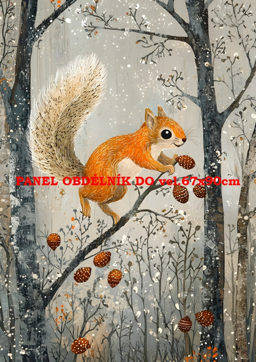 Bavlněný panel 7x10 cm