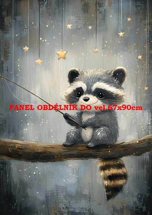 Bavlněný panel 7x10 cm — foto 1