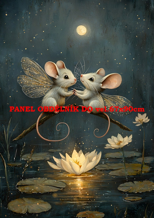 Bavlněný panel 7x10 cm — foto 1