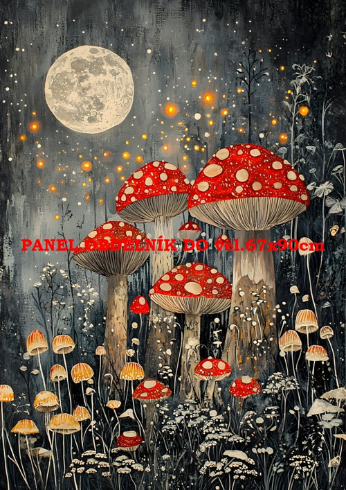 Bavlněný panel 7x10 cm