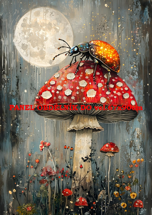 Bavlněný panel 7x10 cm — foto 1