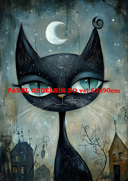 Bavlněný panel 7x10 cm