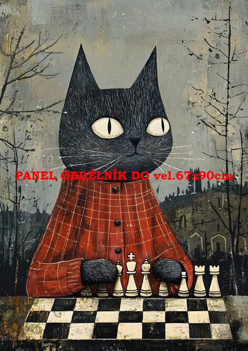 Bavlněný panel 7x10 cm
