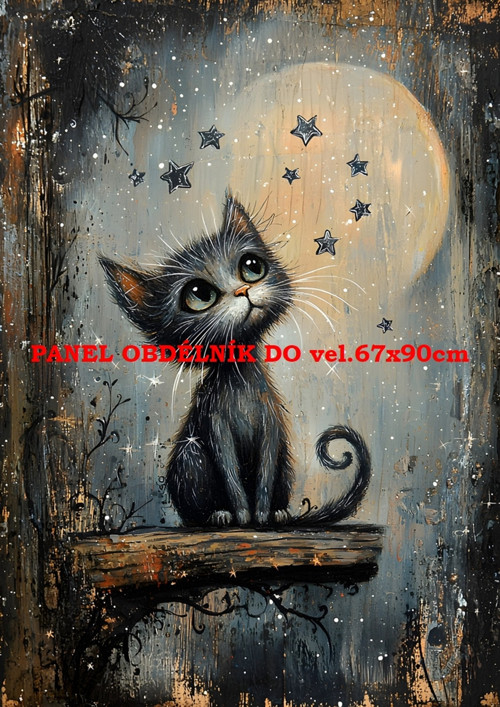Bavlněný panel 7x10 cm