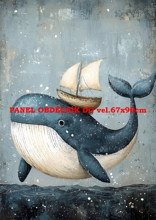 Bavlněný panel 7x10 cm — foto 1