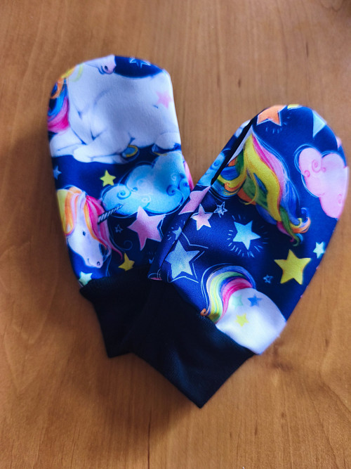 Zimní softshellové rukavice zateplené fleecem