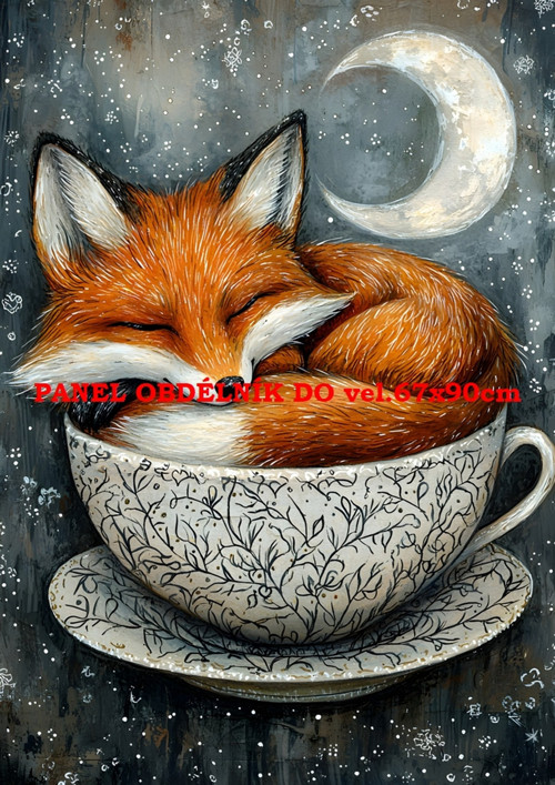 Bavlněný panel 7x10 cm