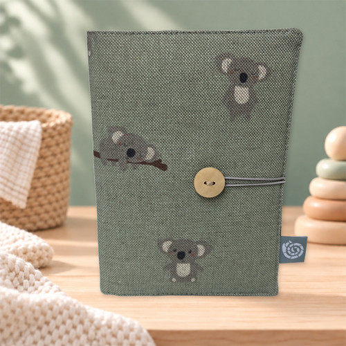 Obal na očkovací průkaz koala na režné