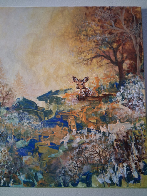 Odpočinek. (ORIGINÁL 50x60cm)