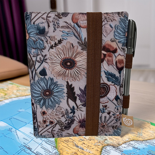 Obal na turistický deník-wander book -kočárkovina