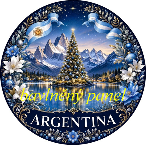 Vánoční panel Argentina
