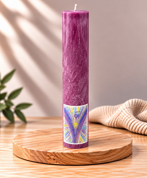 Svíčka Archanděl Zadkiel vysoká – transformace