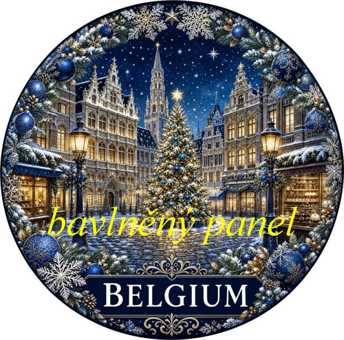 Vánoční panel Belgium