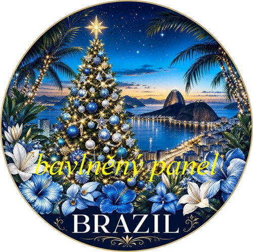 Vánoční panel Brazil