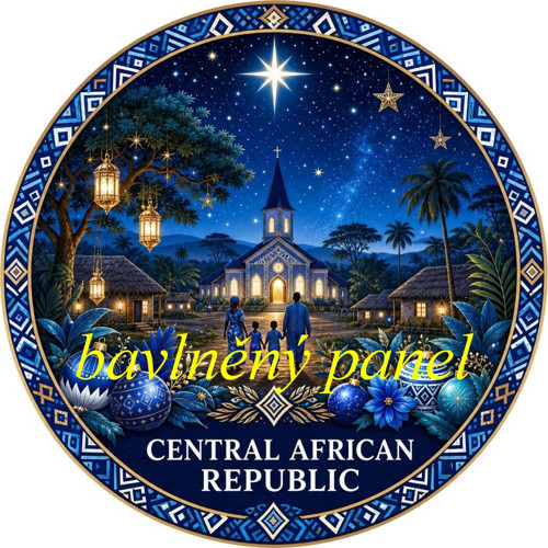 Vánoční panel Central African republic — foto 1