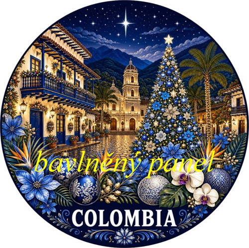 Vánoční panel Colombia