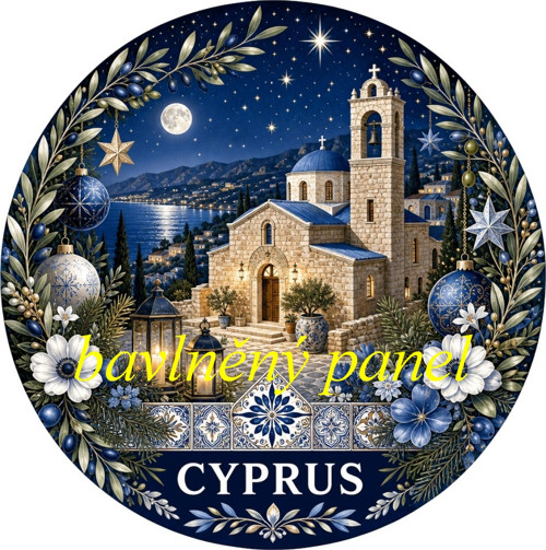 Vánoční panel Cyprus