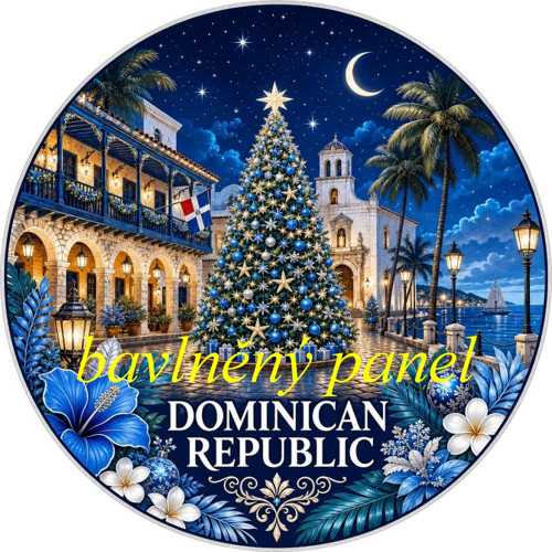 Vánoční panel Dominican republic