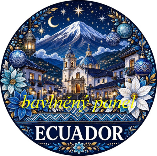 Vánoční panel Ecuador