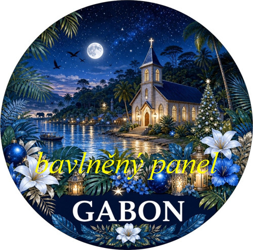 Vánoční panel Gabon
