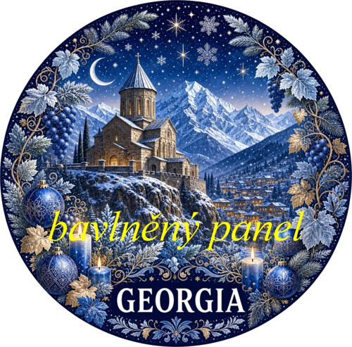 Vánoční panel Georgia