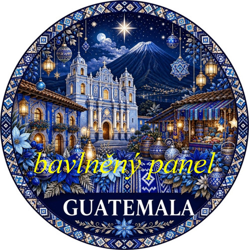 Vánoční panel Guatemala
