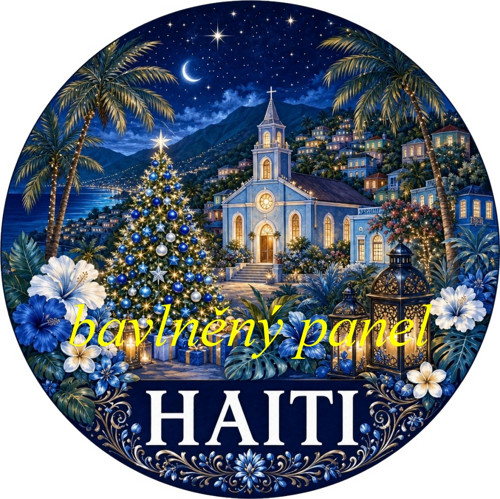 Vánoční panel Haiti — foto 1