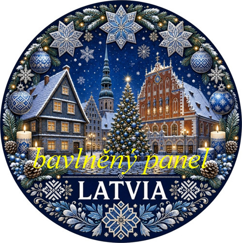 Vánoční panel Latvia — foto 1