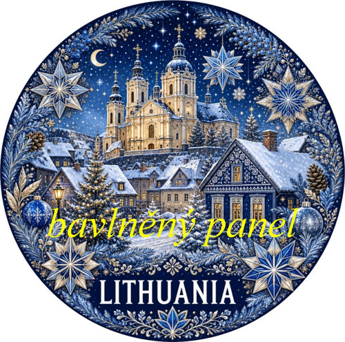 Vánoční panel Lithuania
