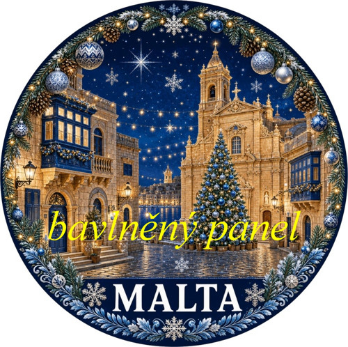 Vánoční panel Malta