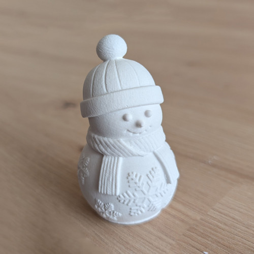 Malý sněhulák - figurka k domalování