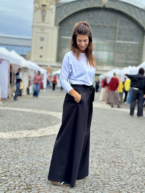 Luxusní extra široké kalhoty Tai