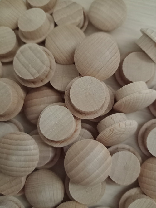 Zaslepovací zátka buk 20/15 mm 48 ks