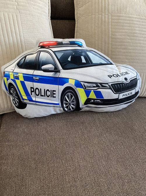 Polštář 3D - Policejní auto