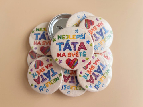 Magnetka "Nejlepší táta na světě"