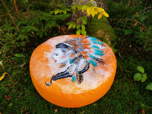 Meditační podsedák "ŠAMANKA" špalda/pohanka