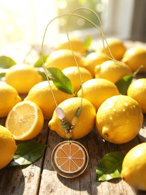 Lemon - Šik-art náhrdelník