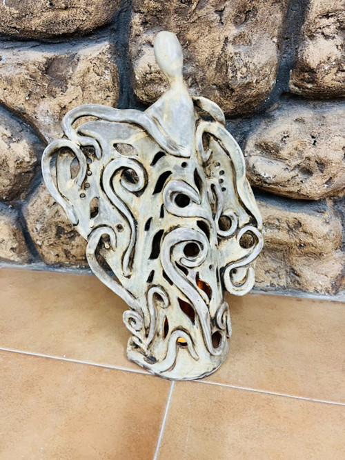 ,,Anděl,, soška-svicinek, originál,