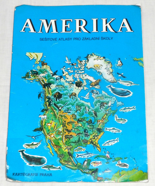 AMERIKA, sešitový atlas pro ZŠ, 1995
