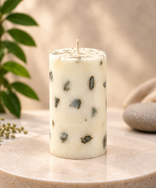 Svíčka Bílá šalvěj – očista a harmonie