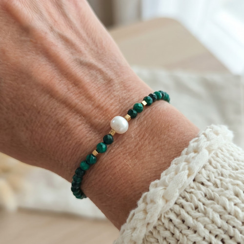 Malachit* Gold filled