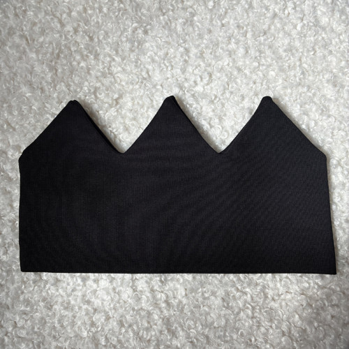 Čelenka korunka dětská - černá
