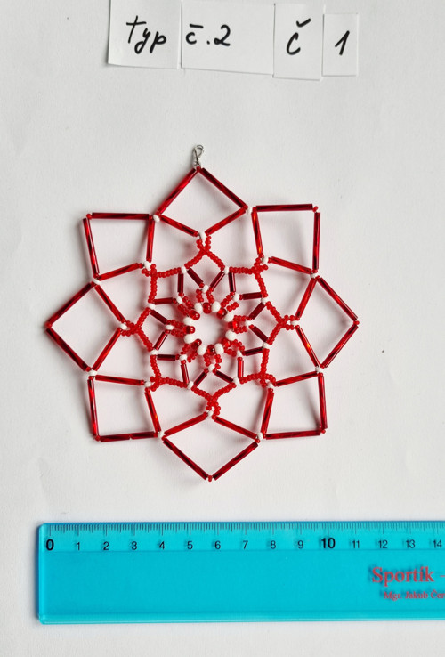 Vánoční vločky XL - 10,5 - 12,5cm