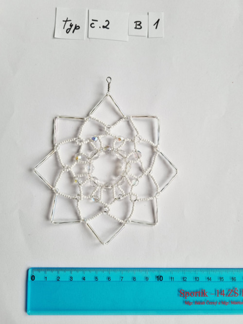 Vánoční vločky XL - 10,5 - 12,5cm