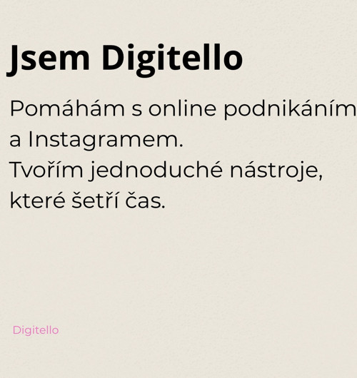 Canva šablona 3 Instagram příspěvků pro podnikání