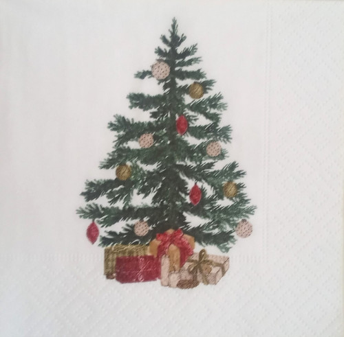 "Stromeček" ubrousek z papíru na decoupage
