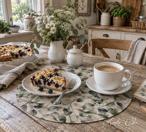 Prostírání Listy eukalyptu — foto 1