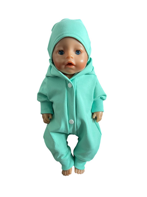 Overal pro BABY BORN - 43 cm, mentolkový