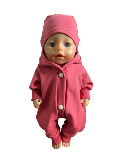 Overal pro BABY BORN - 43 cm, tehlový
