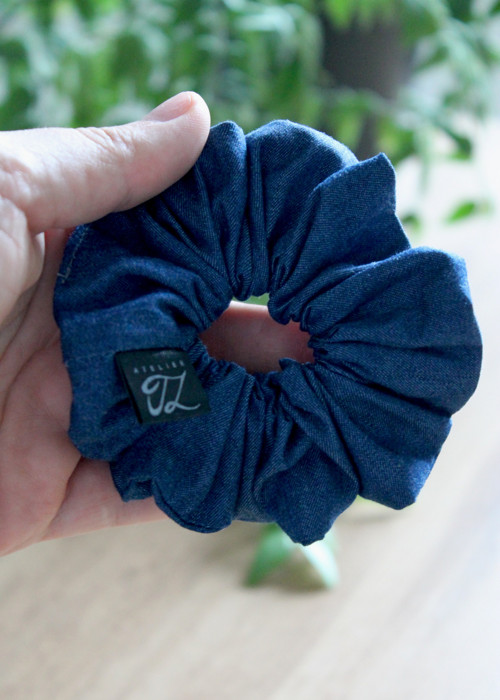 Denimová Scrunchie